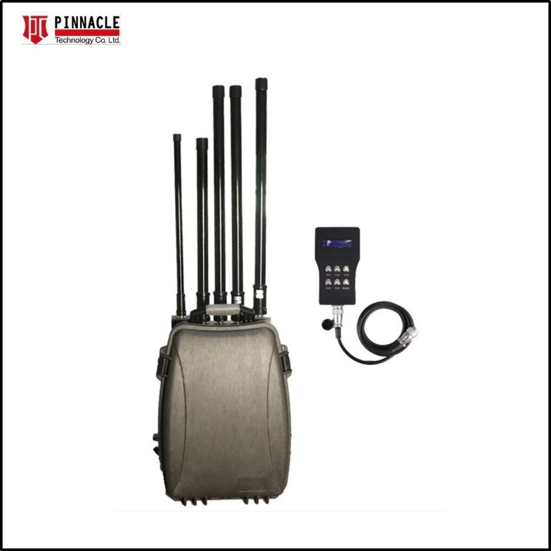 Πλήρη ζώνη VHF UHF τηλεχειριστήριο Manpack Mouthpack Jammer 2G 3G 4G 5G