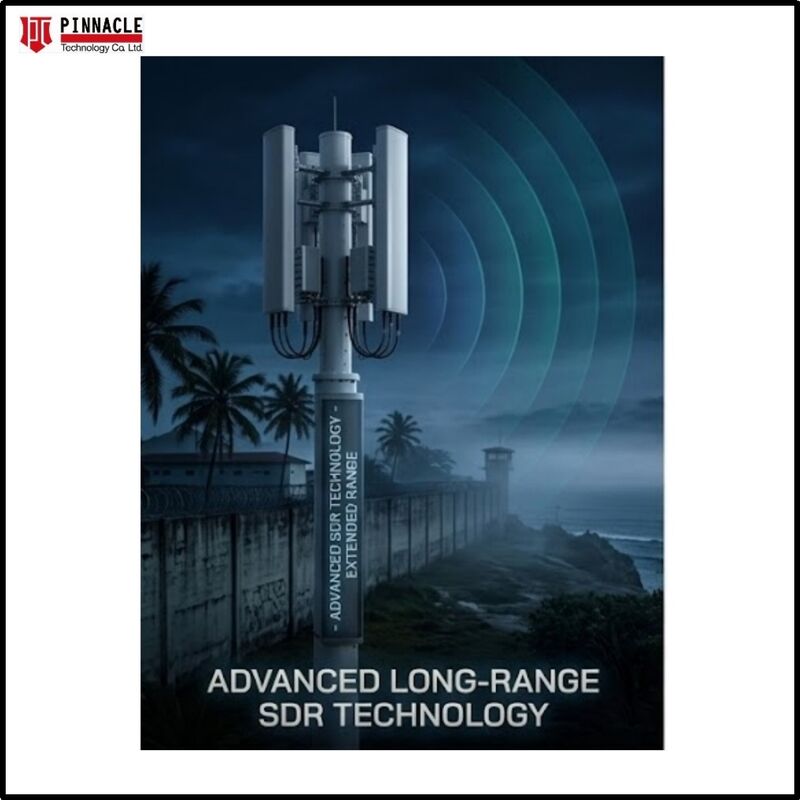Αδιάβροχο SDR-Based Intelligent Drone Jammer GPS Cellphone 2g / 3G / 4G / 5g Prison Jammer Jail Jammer με λειτουργία μαύρης/λευκής λίστας