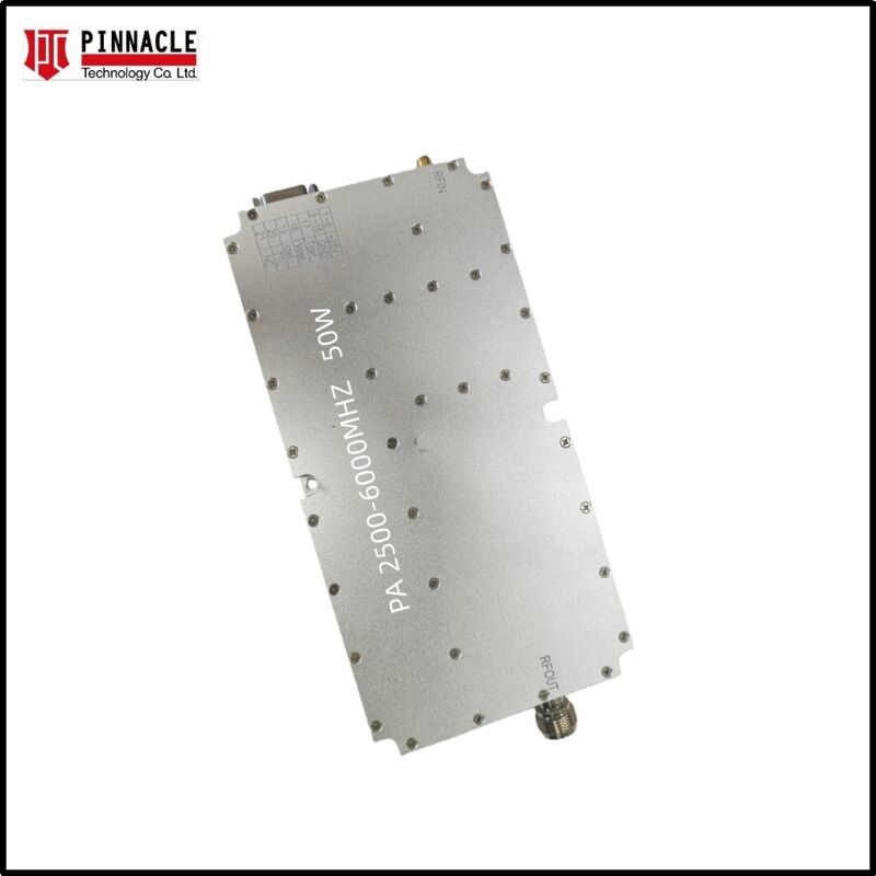 Μονάδα ενισχυτή υψηλής ισχύος 50W 810 GHz Υψηλής απόδοσης ενισχυτή ισχύος ραδιοσυχνοτήτων για εφαρμογές ζώνης X