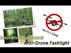 Σχήμα όπλου 8Συχνότητες UAVs/Drone Jammer εσωτερική μπαταρία έως 1,5km