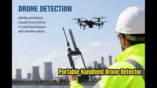 Επαγγελματικός ανιχνευτής χειρός Drone | 100–6000 MHz | Εύρος ανίχνευσης 1–3 χλμ