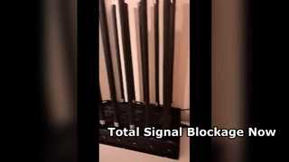 Εμπλοκή σήματος επιτραπέζιου υπολογιστή 12 κεραιών υψηλής ισχύος 270W: Αμυντικό σύστημα πλήρους ζώνης 5G/4G/WiFi/GPS