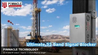Χειρός 32W 32 καναλιών σήματος Jammer Independent Band Control DIP Switch 5G WiFi Phone Blocker